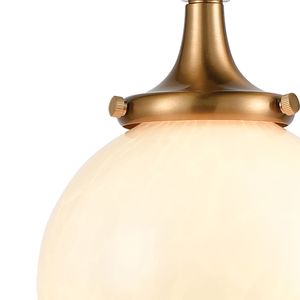 Beverly Hills 6'' Wide 1-Light Mini Pendant - Satin Brass 3