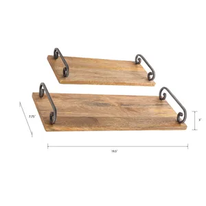Highland Tray - Set of 2 Natural 2