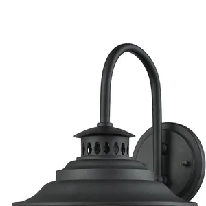 San Mateo 15'' High 1-Light Outdoor Sconce - Textured Matte Black 3
