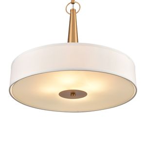 Leo 22'' Wide 4-Light Pendant - Brushed Gold 4