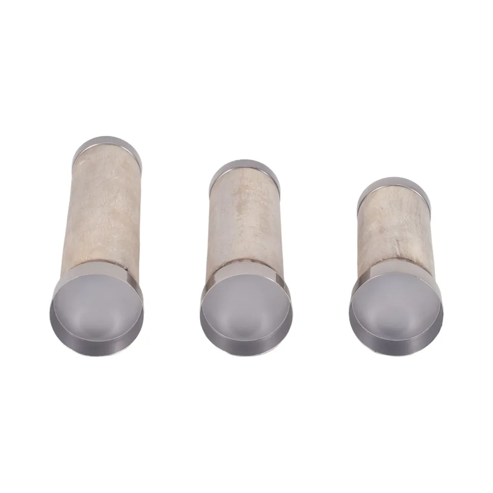 PAXTONWICK SET OF 3 GRAY CANDLE HOLDER 12 (IN)