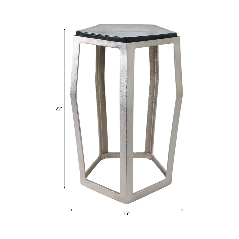 HANNAHVALE SILVER TABLE 22 (IN)