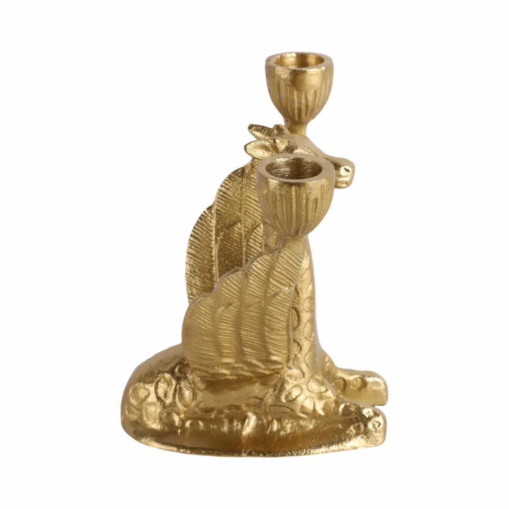 JORDANCREST GOLD CANDLE HOLDER 6 (IN)