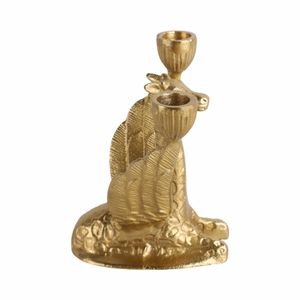 JORDANCREST GOLD CANDLE HOLDER 6 (IN) 5