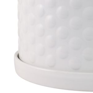 DECKERFORD SET OF 2 WHITE PLANTER 10 (IN) 6