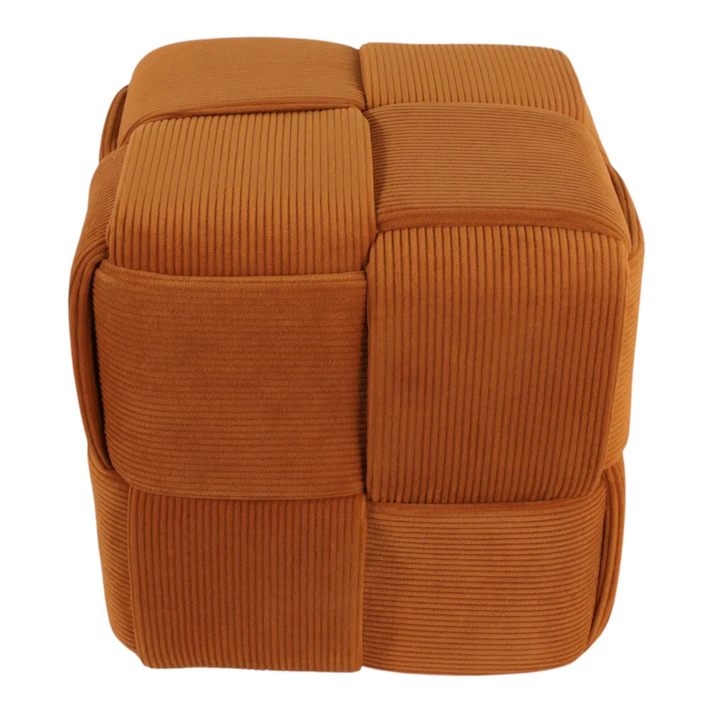 COREYBEACH BROWN OTTOMAN 15 (IN)