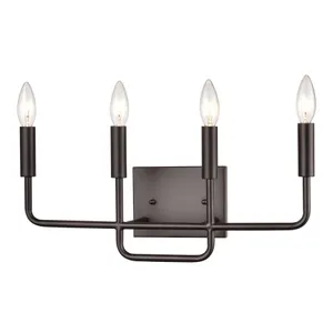 Park Slope 18.5'' Wide 4-Light Vanity Light - Oil Rubbed Bronze 1