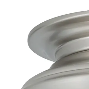 Clayton 12'' Wide 2-Light Flush Mount - Brushed Nickel 3