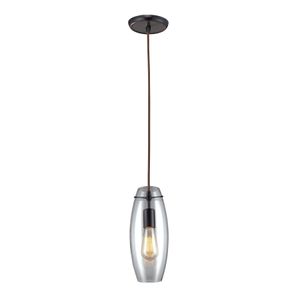 Menlow Park 5'' Wide 1-Light Mini Pendant - Oiled Bronze 1
