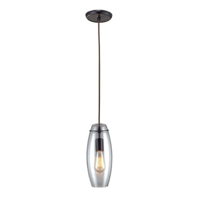 Menlow Park 5″ Wide 1-Light Mini Pendant - Oiled Bronze