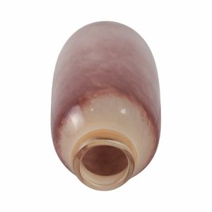 CLYDE PINK GLASS VASE 15 (IN) 7