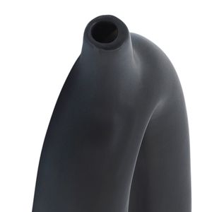 IVOBAY BLACK VASE 15 (IN) 6
