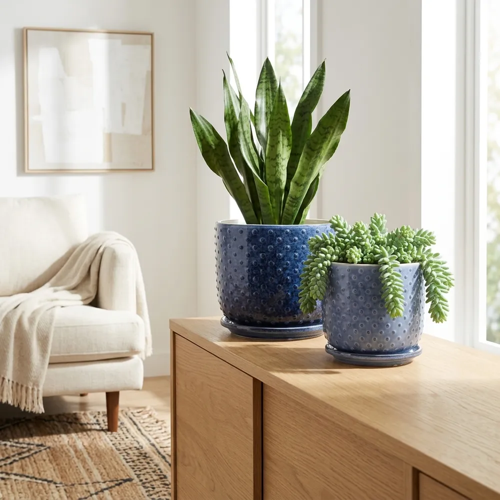 FIONAOAK SET OF 2 PLANTER 7 (IN)