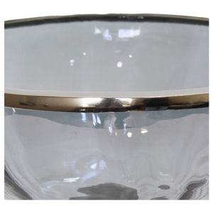 ASPENSIDE GRAY GLASS VASE 12 (IN) 3