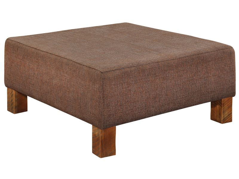 Upholstered Coffee Table - Cedar Leg - Standard Fabric 1