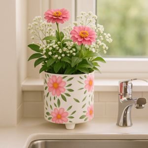 ALMAWAY WHITE PLANTER 6 (IN) 13