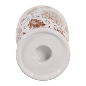ROMANWICK BROWN CANDLE HOLDER 8 (IN) 9