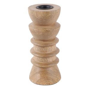 BREEVIEW TAN CANDLE HOLDER 6 (IN) 4