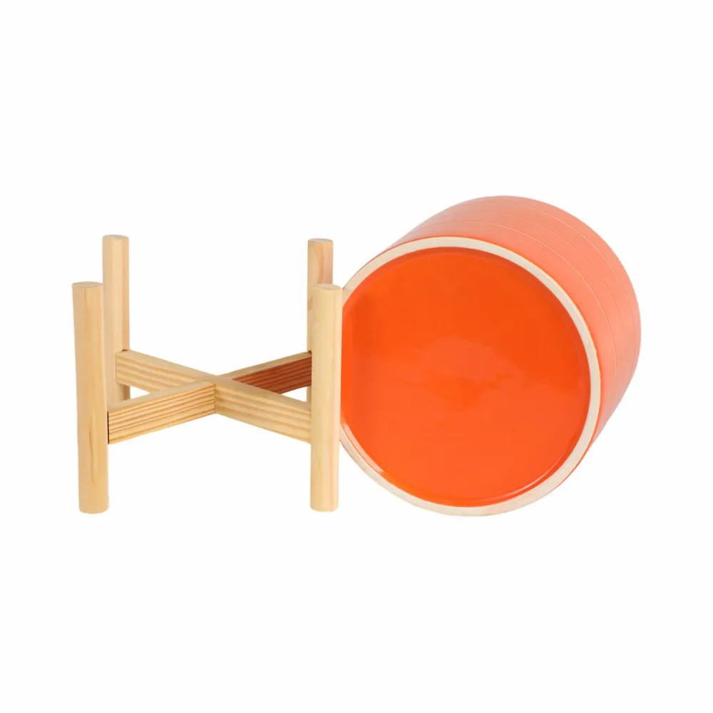 PEYTONFORD ORANGE PLANTER 9 (IN)