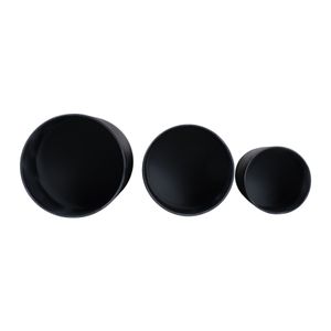 COVECLIFF SET OF 3 GRAY PLANTER 13 (IN) 9
