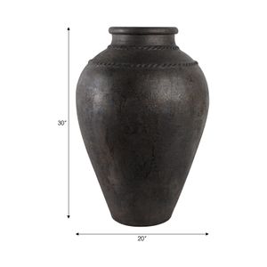 GRAYDONBEACH BLACK VASE 30 (IN) 9