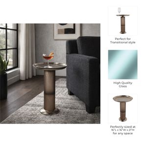 SHERMANWICK GOLD TABLE 21 (IN) 11