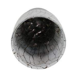 HALEYMOOR BLACK GLASS VASE 12 (IN) 7