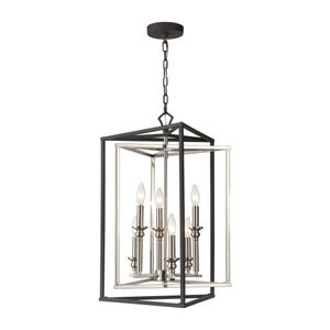 Salinger 19'' Wide 6-Light Pendant - Charcoal 2