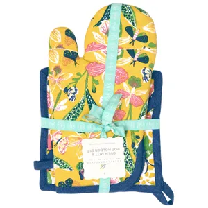 Bloom & Flutter Oven Mitt Pot Holder (set of 2) 4