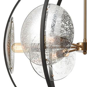 Oriah 28'' Wide 6-Light Chandelier - Matte Black 3