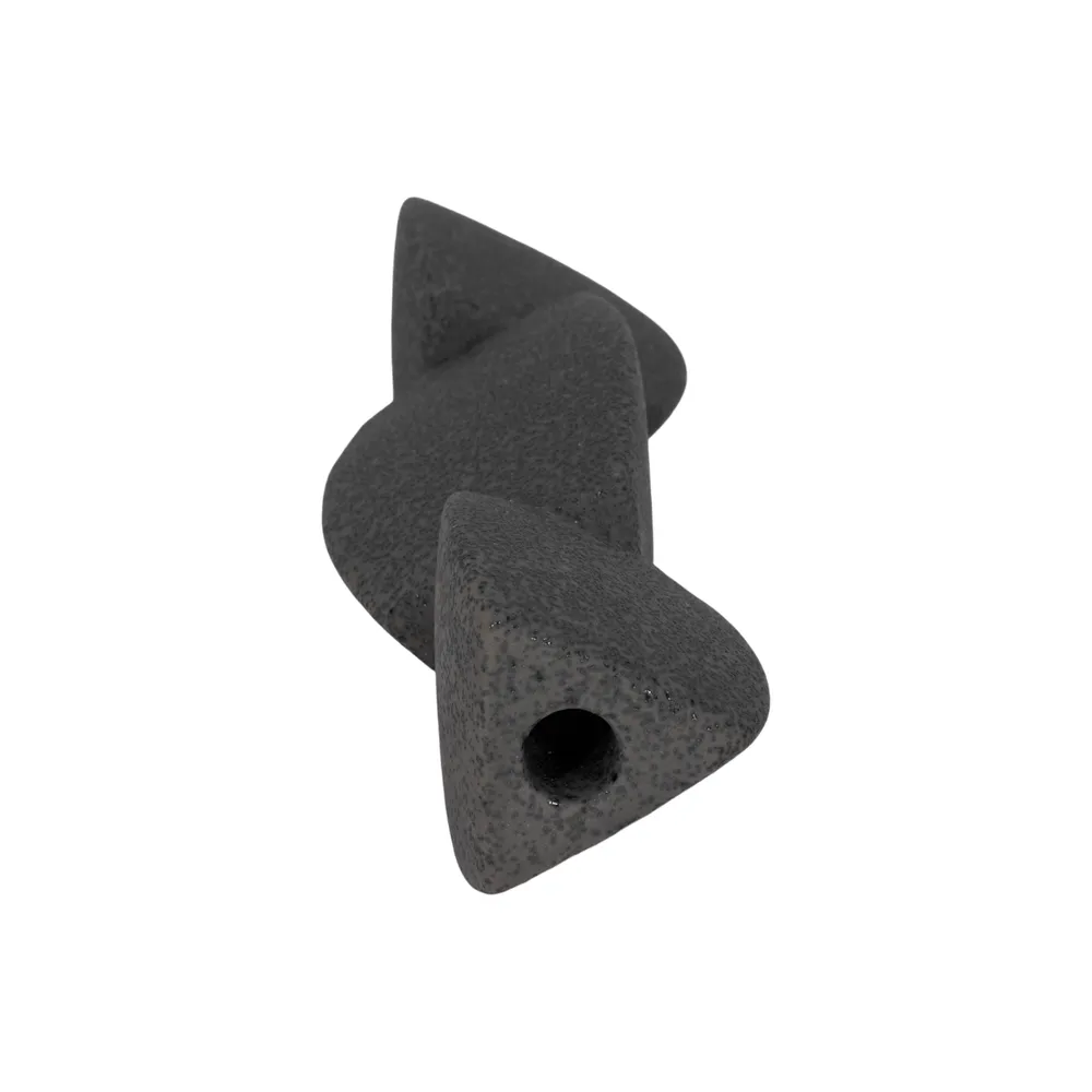 ENNISVALE BLACK CANDLE HOLDER 12 (IN)