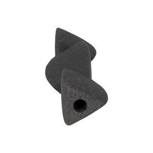 ENNISVALE BLACK CANDLE HOLDER 12 (IN) 6