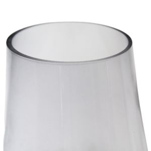 HAYFORDROSE SILVER GLASS VASE 15 (IN) 4