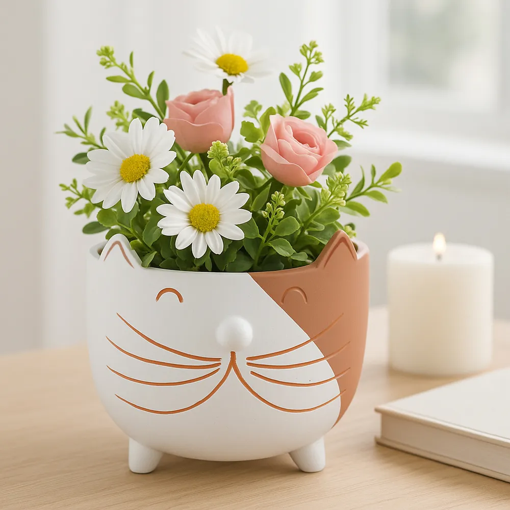 GRISHAMSIDE WHITE PLANTER 6 (IN)