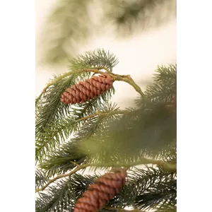 Artificial Fir Spray with Cones 3