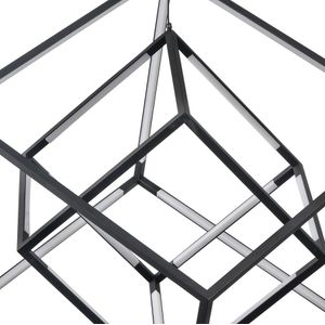 Cube Squared 17.75'' Wide Integrated LED Chandelier - Matte Black - Includes LED Bulb 3
