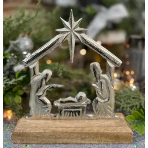 Nickel Nativity 8x6in 2
