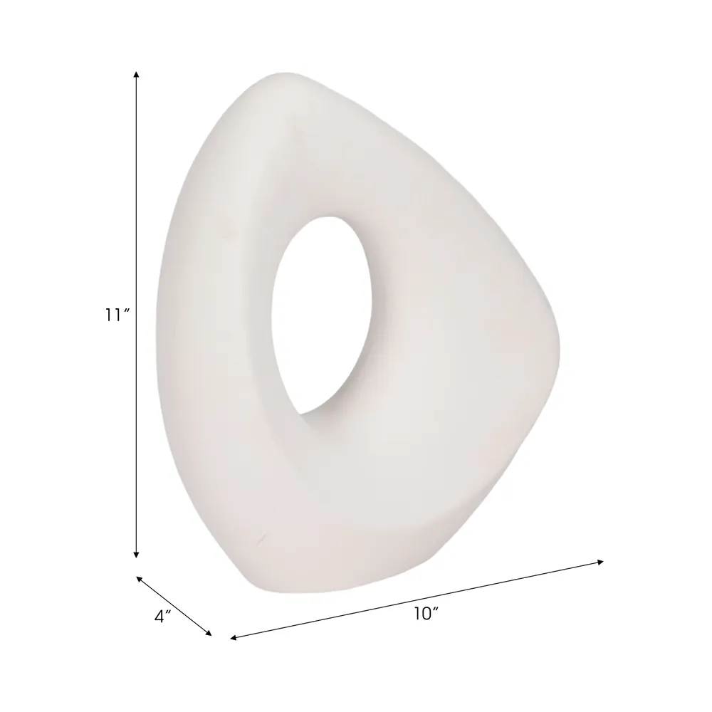 ARMONLAND WHITE VASE 11 (IN)