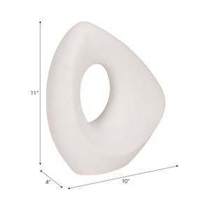 ARMONLAND WHITE VASE 11 (IN) 10