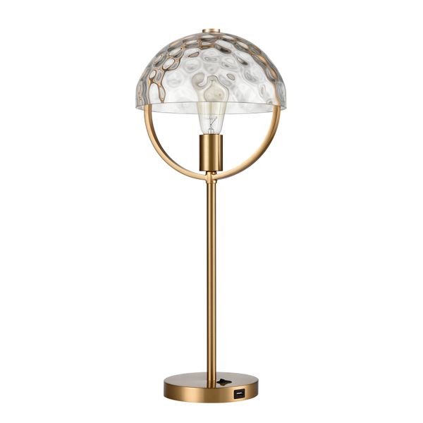 Parsons Avenue 24'' High 1-Light Desk Lamp - Aged Brass