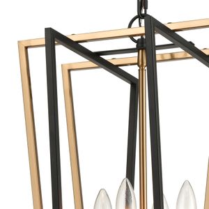 Bridgette 14'' Wide 4-Light Pendant - Matte Black 2