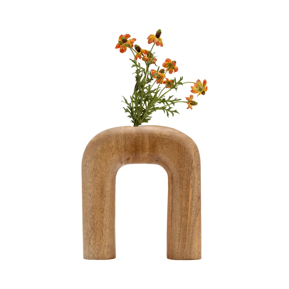 GUNNWORTH BROWN VASE 10 (IN)