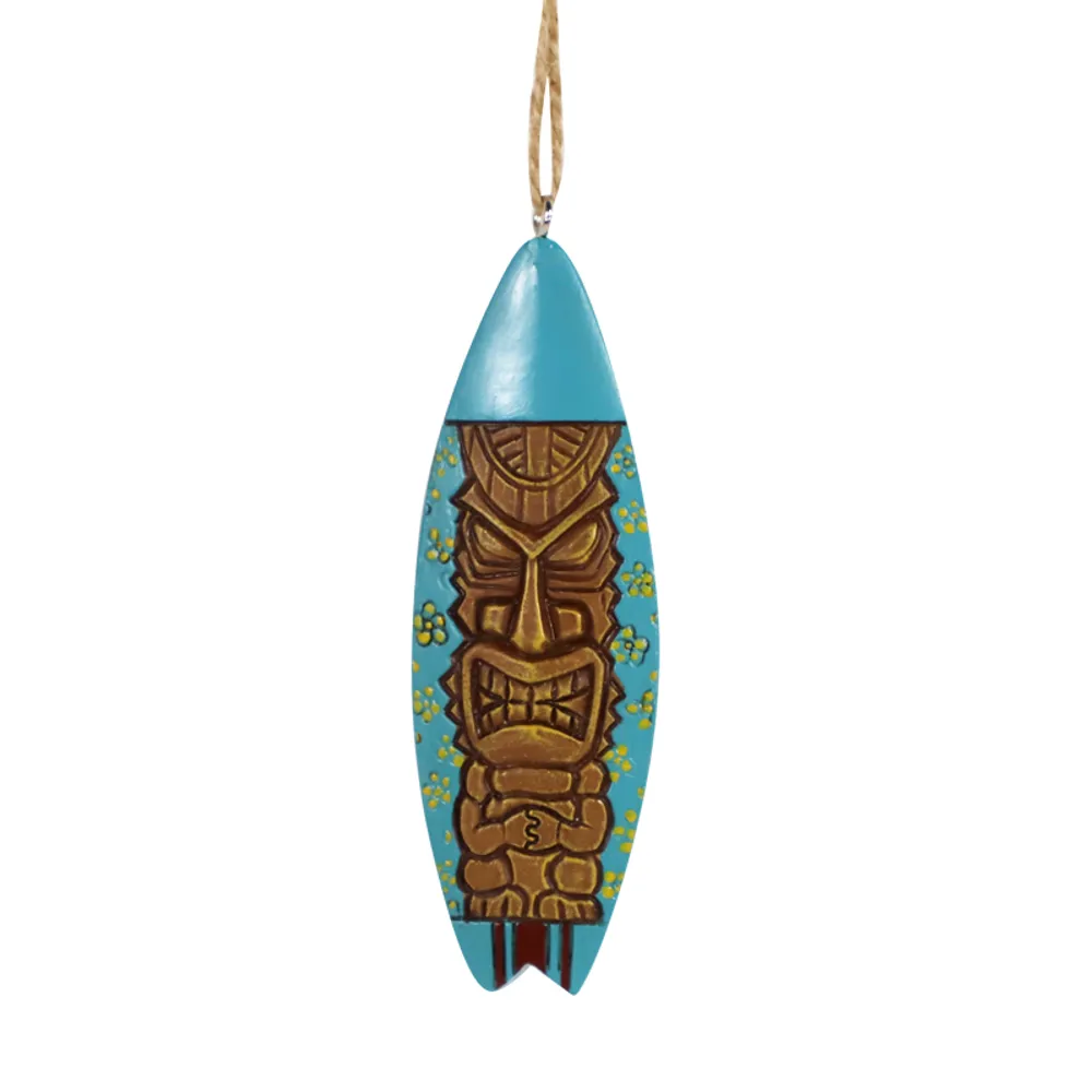 4-1/2" TIKI SURFBOARD ORNAMENT