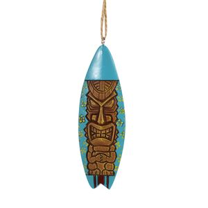 4-1/2" TIKI SURFBOARD ORNAMENT 1
