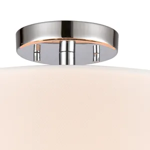 Oak Valley 16'' Wide 2-Light Flush Mount - Chrome 4