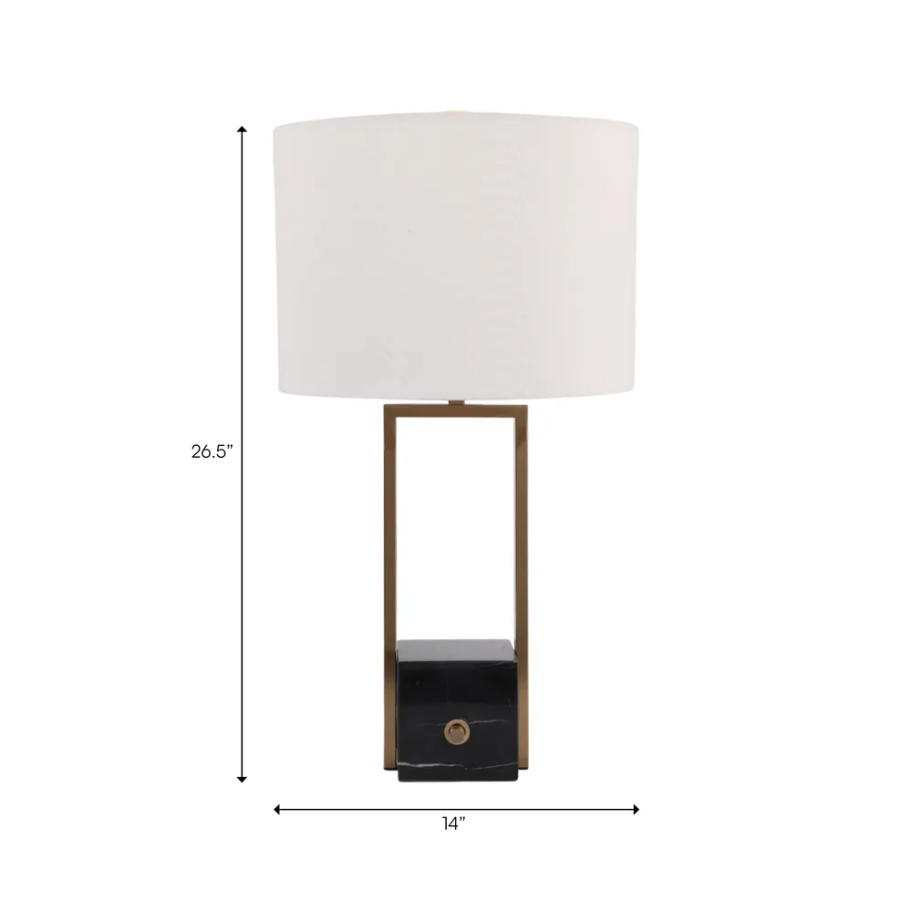 ADLERROSE BLACK LAMP 27 (IN)