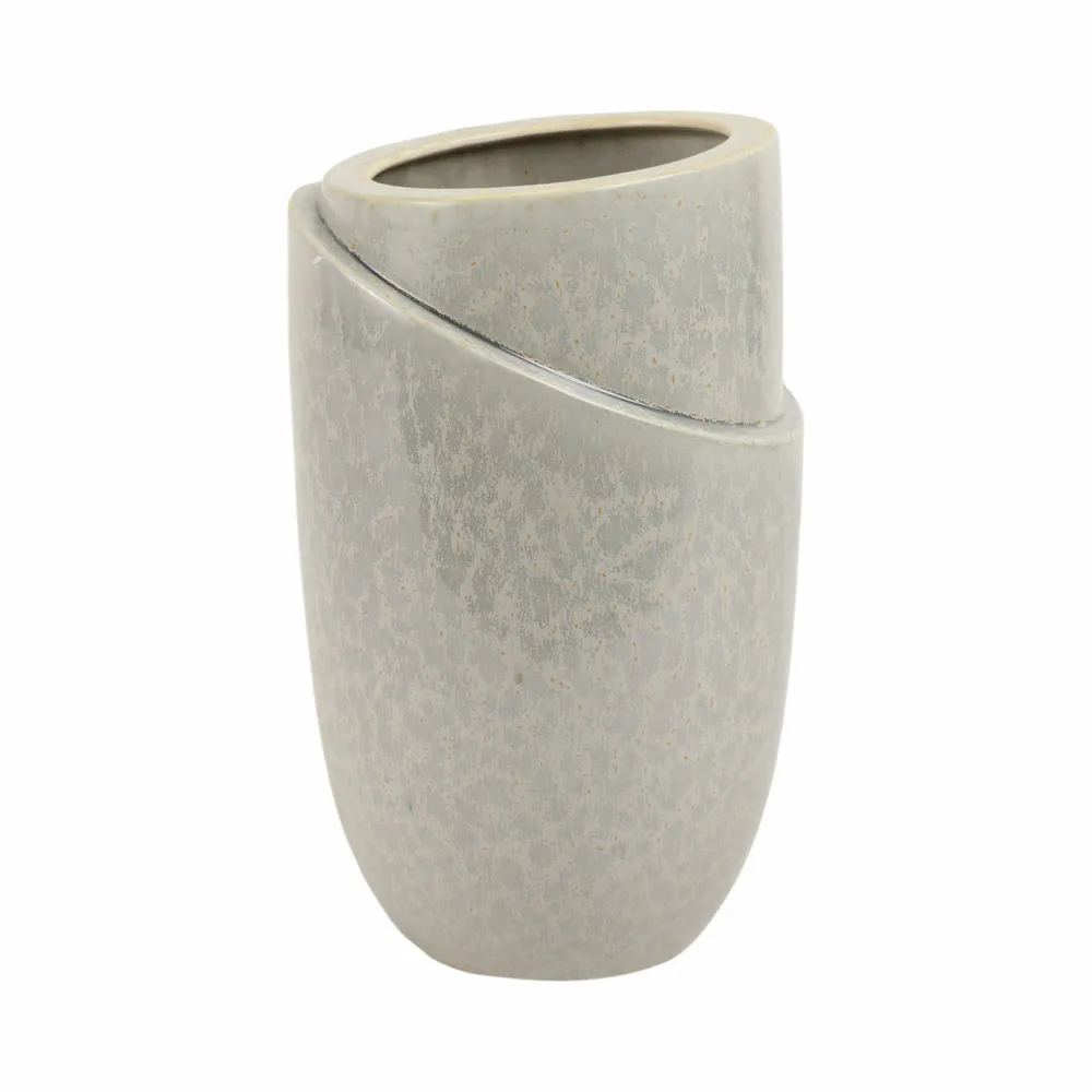 GREYSONSTONE GRAY VASE 11 (IN)