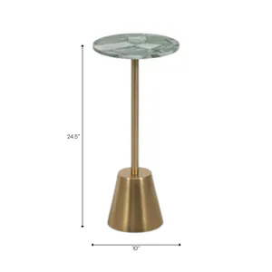 FENTONFORD GREEN ACCENT TABLE 25 (IN) 8