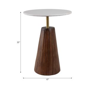 ZEBWAY BROWN TABLE 22 (IN) 9