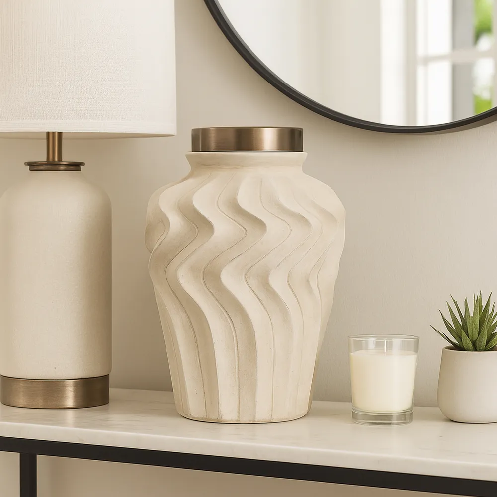 DEXTERMILL CREAM JAR 13 (IN)